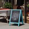 Flash Furniture Robin Blue Wooden A-Frame Magnetic Chalkboard HGWA-CB-3020-RBNBLU-GG - alternate 1